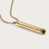 Classic Shift Breathing Pendant in gold