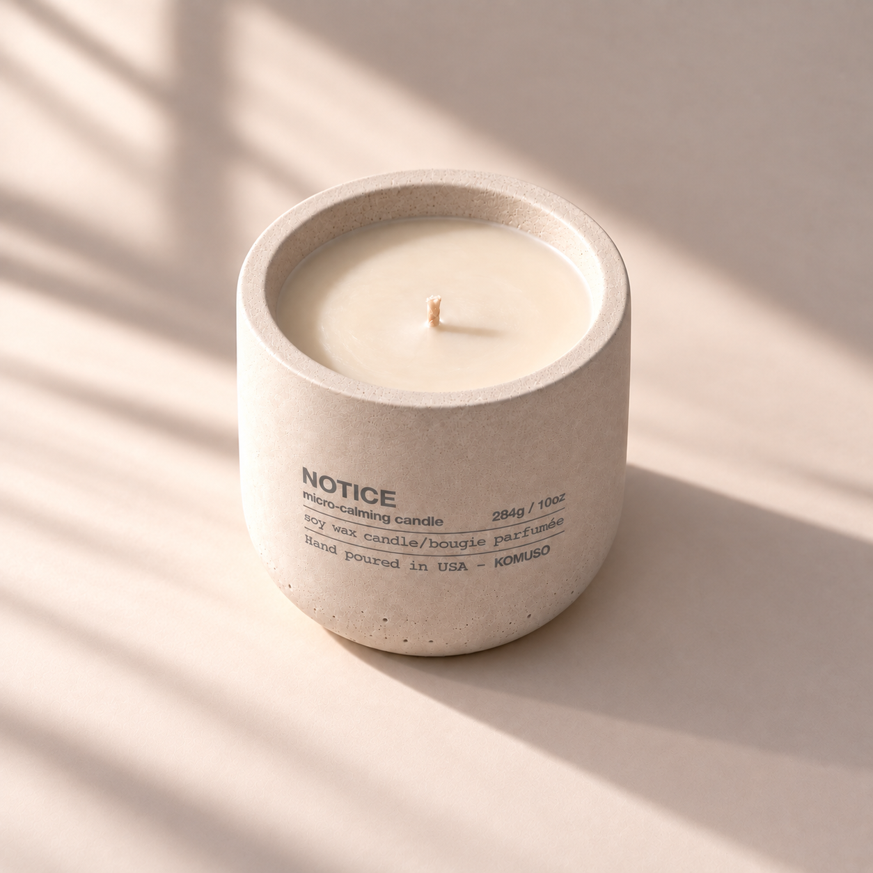 NOTICE — The Komuso Candle